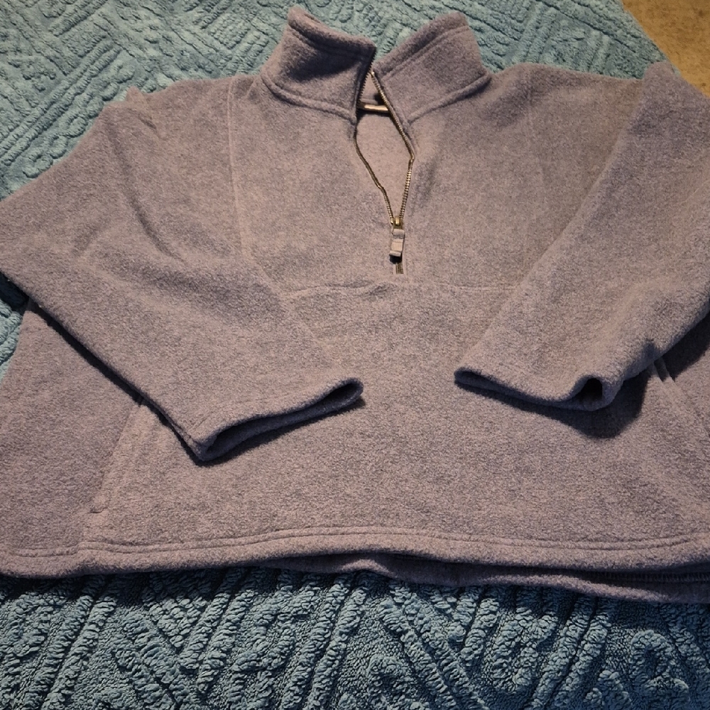 32 Degrees Heat Womens Cozy  Fleece 1/2 Zip Top Sz XL NWOT